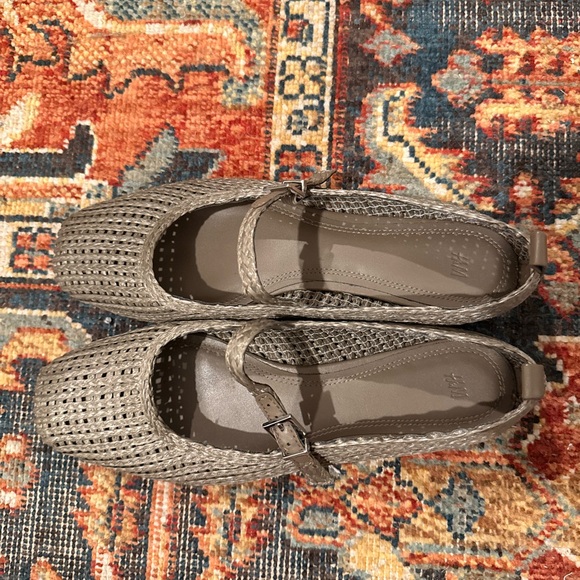 H&M Shoes - H&M Gray Woven Flats